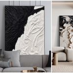 تابلوهای مدرن و ساده؛ ترندهای 2025 در طراحی داخلی