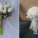 دسته گل سفید عروسی؛ ۱۵ مدل جذاب و خاص مناسب برای عروس‌های شیک