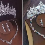 سرویس جواهر و تاج عروس؛ ۱۵ مدل شیک و جذاب برای روز عروسی