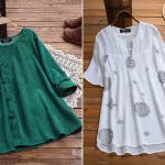 شومیز نخی با کلاس زنانه؛ ۱۵ عکس از مدل‌های شیک تابستانه و خنک روزمره