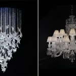 لوستر فانتزی زیبا کریستال؛ ۱۵ مدل لوستر جذاب و شیک برای پذیرایی