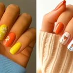 مدل ناخن نارنجی پاییزی؛ ۱۵ مدل جذاب و ساده برای پاییز شیک و مدرن