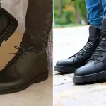 نیم بوت چرم مردانه؛ ۱۵ مدل شیک و جذاب برای استایل روزمره