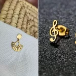 گوشواره میخی طلا جدید؛ ۱۵ مدل کوچک و شیک برای هدیه‌های خاص