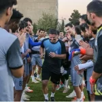 وریا غفوری در تمرین استقلال معارفه شد