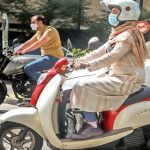 برخورد جالب راننده وانتی با یک موتورسوار زن پربازدید شد + فیلم