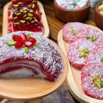 طرز تهیه تاتلی زبرا اناری با لایه‌های رنگارنگ و طعمی متفاوت