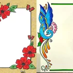 تزیین برگه آچار با مداد رنگی آسان + ایده های جالب برای تزیین برگ آچار در چند دقیقه