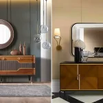 آینه کنسول مدرن و لوکس؛ ۱۵ مدل جدید برای چیدمان خانه با سبک مدرن و امروزی