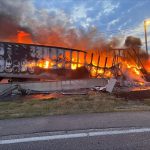 آتش‌سوزی تریلی در محور اهواز – شوش + جزییات حادثه – سلام نو