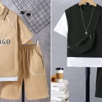 تیشرت شلوارک پسرانه جدید؛ ۱۵ مدل متنوع با رنگ‌های شاد و جذاب