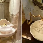 سرویس بهداشتی سنگی شیک؛ ۱۵ مدل مدرن و جذاب با طراحی بی‌نظیر و لوکس