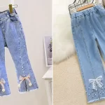 شلوار لی طرحدار بچه گانه؛ ۱۵ مدل جذاب و شیک برای استایل روزمره کودک