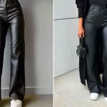 شلوار چرم ترند زنانه؛ ۱۵ مدل جذاب و راحت برای استایل روزمره