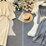 شومیز دامن بافتنی مجلسی؛ ۱۵ مدل شیک برای استایل روزانه و مهمانی‌ها