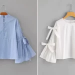 شومیز ساده نخی زیبا؛ ۱۵ مدل شیک و مدرن برای استایل روزمره جذاب