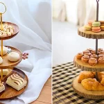 شیرینی خوری طبقه ای شیک؛ ۱۵ عکس جذاب خاص برای تزیین میز پذیرایی شما