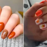 طراحی ناخن نارنجی پاییزی؛ ۱۵ مدل شیک و جذاب برای پاییز امسال