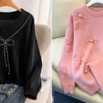 مدل بلوز بافتنی ترند؛ ۱۵ مدل زیبا و جذاب برای استایل زمستانی متفاوت