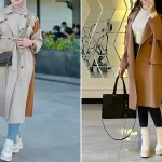 پالتو بلند فوتر ترند؛ ۱۵ مدل شیک زمستانی با استایل خاص و متفاوت برای خانم‌ها