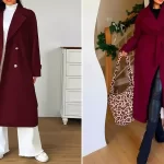 پالتو ترند و شیک زرشکی؛ ۱۵ مدل جذاب برای استایل پاییزی متفاوت