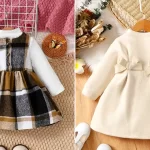 پیراهن بچه گانه زیبا پاییزی؛ ۱۵ ایده رنگارنگ و راحت برای پاییز شاد کودک