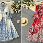 پیراهن گلدار زیبا و بلند؛ ۱۵ مدل شیک برای استایل زنانه جذاب و مدرن