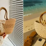 کیف دست حصیر بافی؛ ۱۵ مدل مینیمال و شیک برای استفاده روزمره