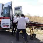 تصادف مینی‌بوس و سواری با ۲ کشته و ۱۶ مصدوم