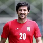 عکس متفاوت سردار آزمون با پای شکسته در کنار دخترش نورا + عکس جدید