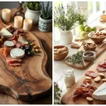 ایده تزیین و چیدمان تخته سرو چوبی برای پذیرایی؛ همانند حرفهایها ایده تزیین و چیدمان تخته سرو چوبی برای پذیرایی؛ همانند حرفهایها