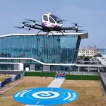 تاکسی‌های پرنده برقی چین با سرعت ۲۰۰ کیلومتر بر ساعت و کرایه باورنکردنی رونمایی شدند