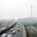 کیفیت هوای تهران در شرایط ناسالم است