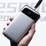 پاوربانک 25 هزار میلی‌آمپرساعتی Cuktech با قابلیت شارژ سریع 120 واتی و نمایشگر LED رونمایی شد