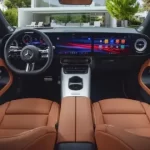 اولین تصاویر مرسدس GLB جدید منتشر شد؛ سه صفحه نمایش، هفت صندلی و سقف ستاره‌ای