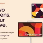 مانیتور Movingstyle سامسونگ رونمایی شد؛ یک تبلت ۲۷ اینچی لمسی که شما را در خانه دنبال می‌کند