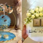 استند حلقه شیک عقد؛ ۱۵ مدل خاص و چشم‌نواز برای دیزاین متفاوت مراسم عقد