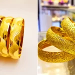 النگو پهن طلا زنانه؛ 15 مدل ترند و جذاب برای استایل های خاص و شیک