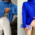 بلوز یقه اسکی گرم و ترند؛ ۱۵ مدل زیبا برای زمستان و استایل روزمره