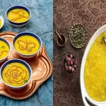 تزیین شله زرد + خوشمزه ترین تزیین روی شله زرد نذری با خلال و دارچین