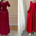 لباس مجلسی پوشیده زنانه؛ ۱۵ مدل گیپور جدید با طراحی خاص و دوخت تمیز