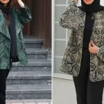 مانتو کتی ضخیم پائیزی؛ ۱۵ عکس الهام‌بخش از سبک شیک و جذاب روزمره