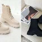 نیم بوت ترند پاییزی؛ ۱۵ عکس ترکیب رنگ و طرح‌های خاص مناسب فصل بارانی