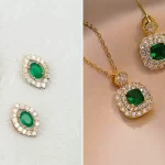 نیم ست زمرد طلا؛ ۱۵ مدل خاص و جدید برای استایل شیک و ترند سال ۲۰۲۵