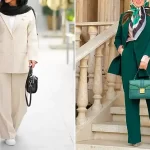 کت شلوار رسمی شیک زنانه؛ ۱۵ ایده برای استایل کاری لوکس در پاییز امسال